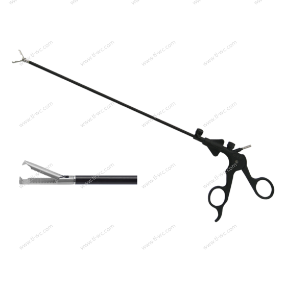 Laparoscopic surgical instrument gripper (mouse tooth) single-action 5MMX330MM
