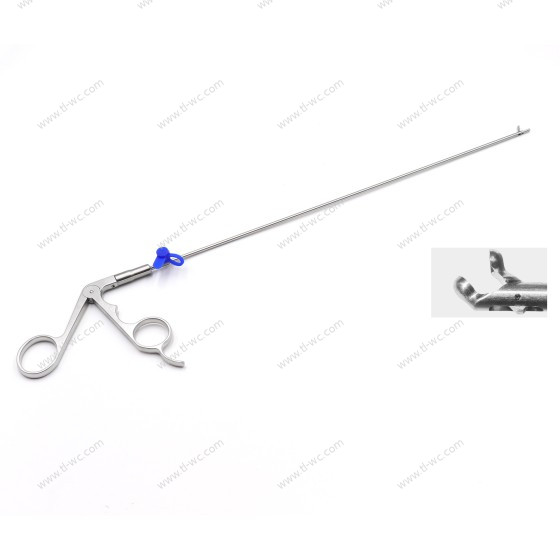 Spinal endoscopy - nucleus pulposus forceps - 3.0mm x 330mm -45° round cup
